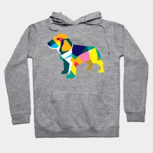 Beagle Retro Pop Art Dog Owner Retro Funny Beagle Hoodie